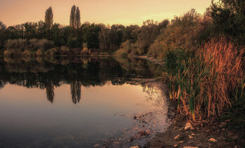 Зеркало озёр / утреннее