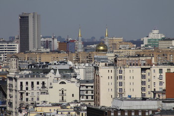 Вид на Москву (улица Новый Арбат,16) / Вид на Москву (улица Новый Арбат,16)