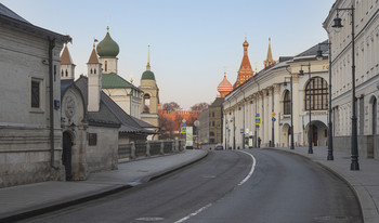 Варварка ранним утром / Варварка ранним утром. Время съёмки 5-50.