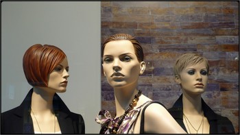&nbsp; / fashion mannequins in the shop
