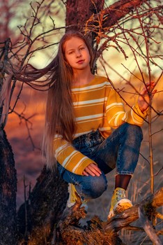 Солнечно! Весна! / модель Юлиана Смирнова