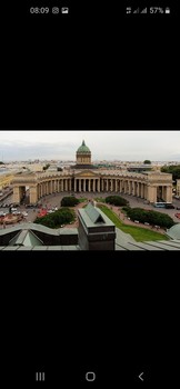 Вид на Казанский собор с крыши Дома Зингера / Санкт-Петербург,Невский пр-т
