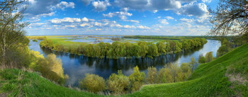 «Панорама реки» / Одна из моих любимых точек для съёмки реки.
Десна, май 2021