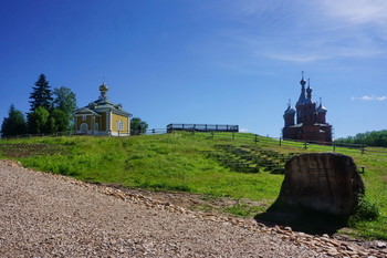 У истока Волги / Вид на Ольгин монастырь