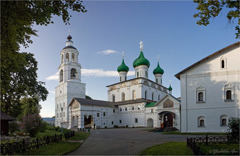 &nbsp; / Толгский монастырь, под Ярославлем. Панорама.