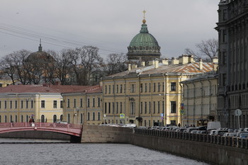 река Мойка/Вид на Казанский Собор (Санкт-Петербург) / река Мойка/Вид на Казанский Собор (Санкт-Петербург)