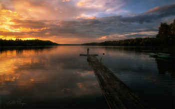 Закат на озере Щучьем / ***