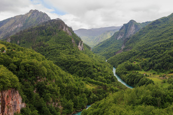 Каньон реки Тара / Север Черногории, непогода