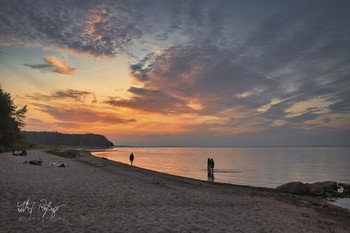 &nbsp; / Sonnenuntergang an der Ostsee.