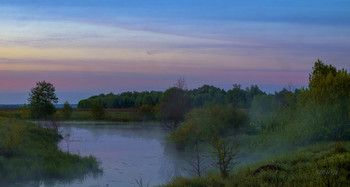 В мае. / Утренний пейзаж, озеро Сосновое.