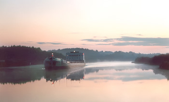 Трудовая Волга... / Утренний туман...