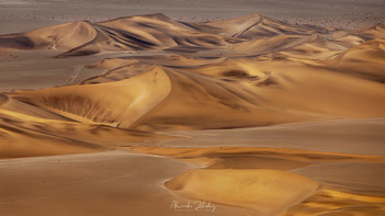 Позолоченные дюны / Пустыня Намиб, аэросъемка