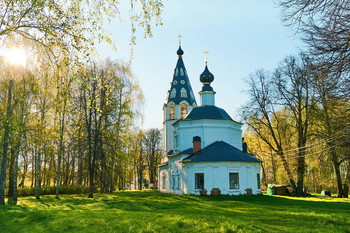 В свете вечернем. / ...