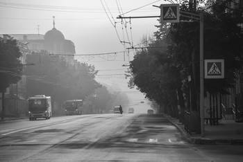 Утренняя дорога... / В июньском тумане