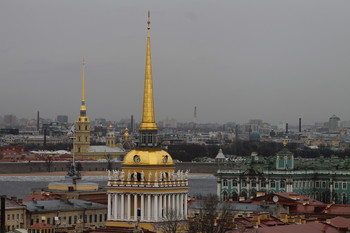 Вид на Санкт-Петербург с Исаакиевского Собора (Санкт-Петербург) / Вид на Санкт-Петербург с Исаакиевского Собора (Санкт-Петербург)