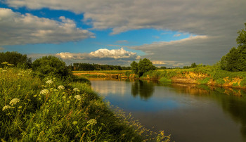 Течет река Клязьма .... / 03 Июля 2021. Восток Московской области, река Клязьма, Дрезна