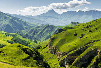 На перевале Актопрак / Кабардино-Балкария