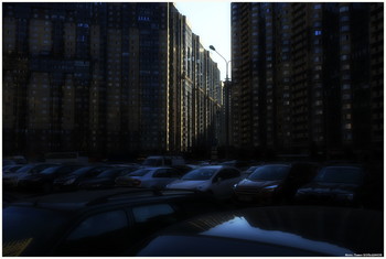 Утро большого города / Санкт-Петербург, район Парнас