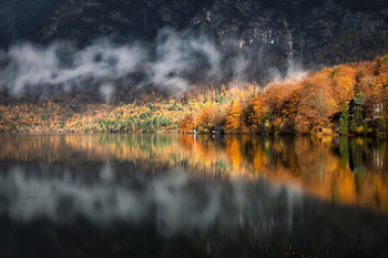 Бохиньский свет / Осень на озере Бохинь в Словении
