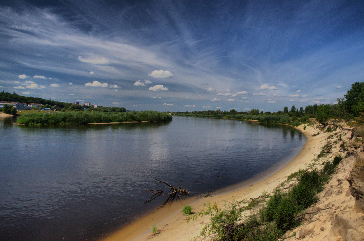 Левый берег реки Припять
