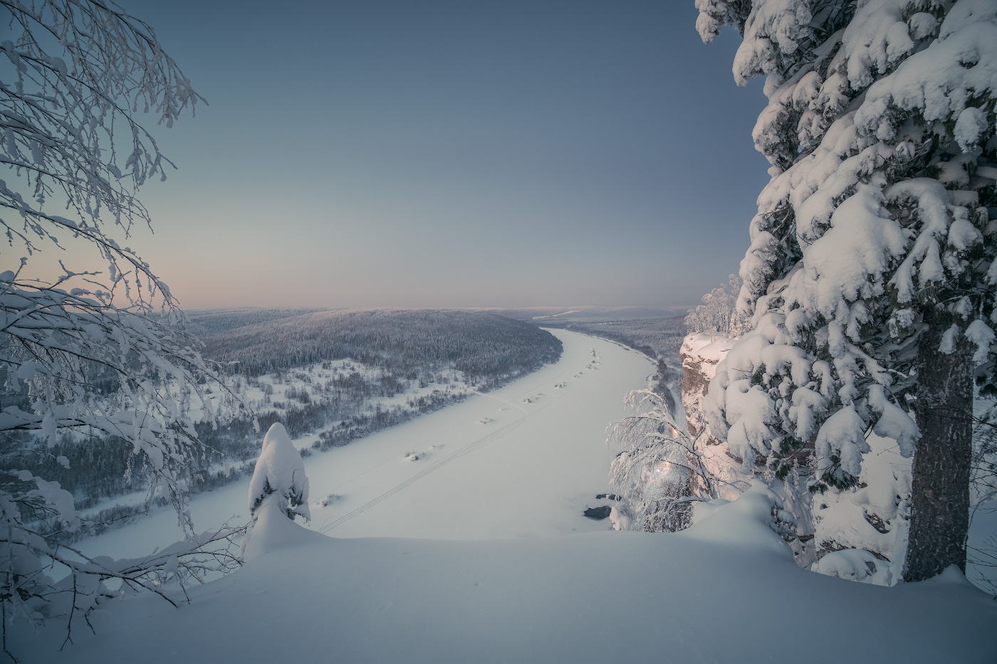 Природа Пермского края зима