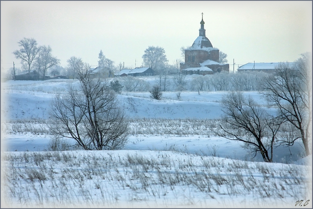 Тараканово Церковь зима