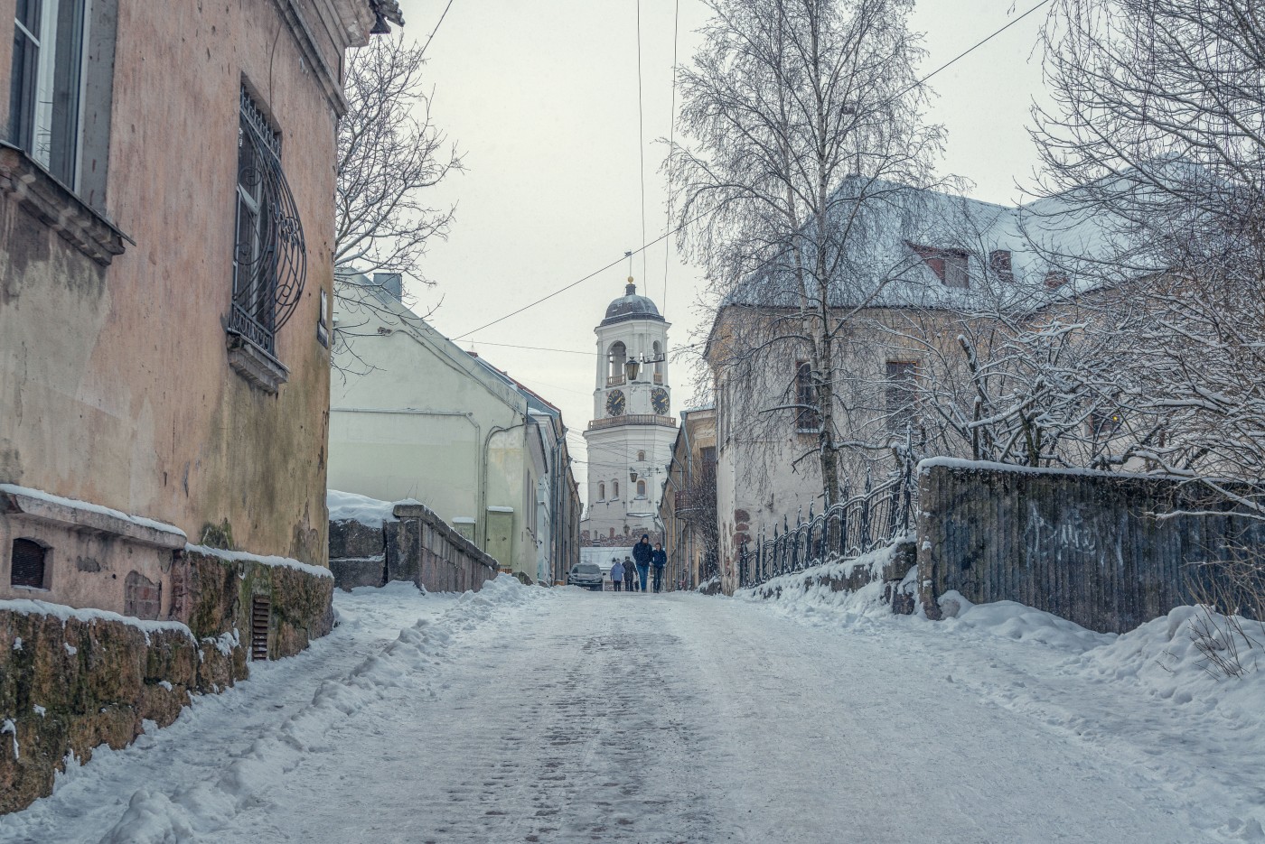 Выборг в январе