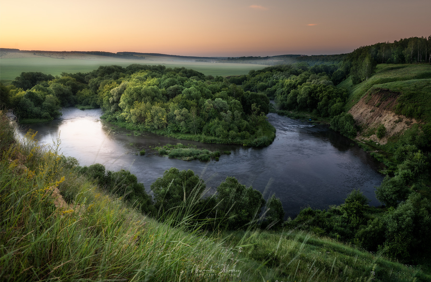 Река красивая меча в Ефремове Тульская область