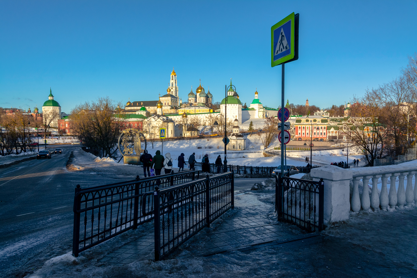 москва утро зима