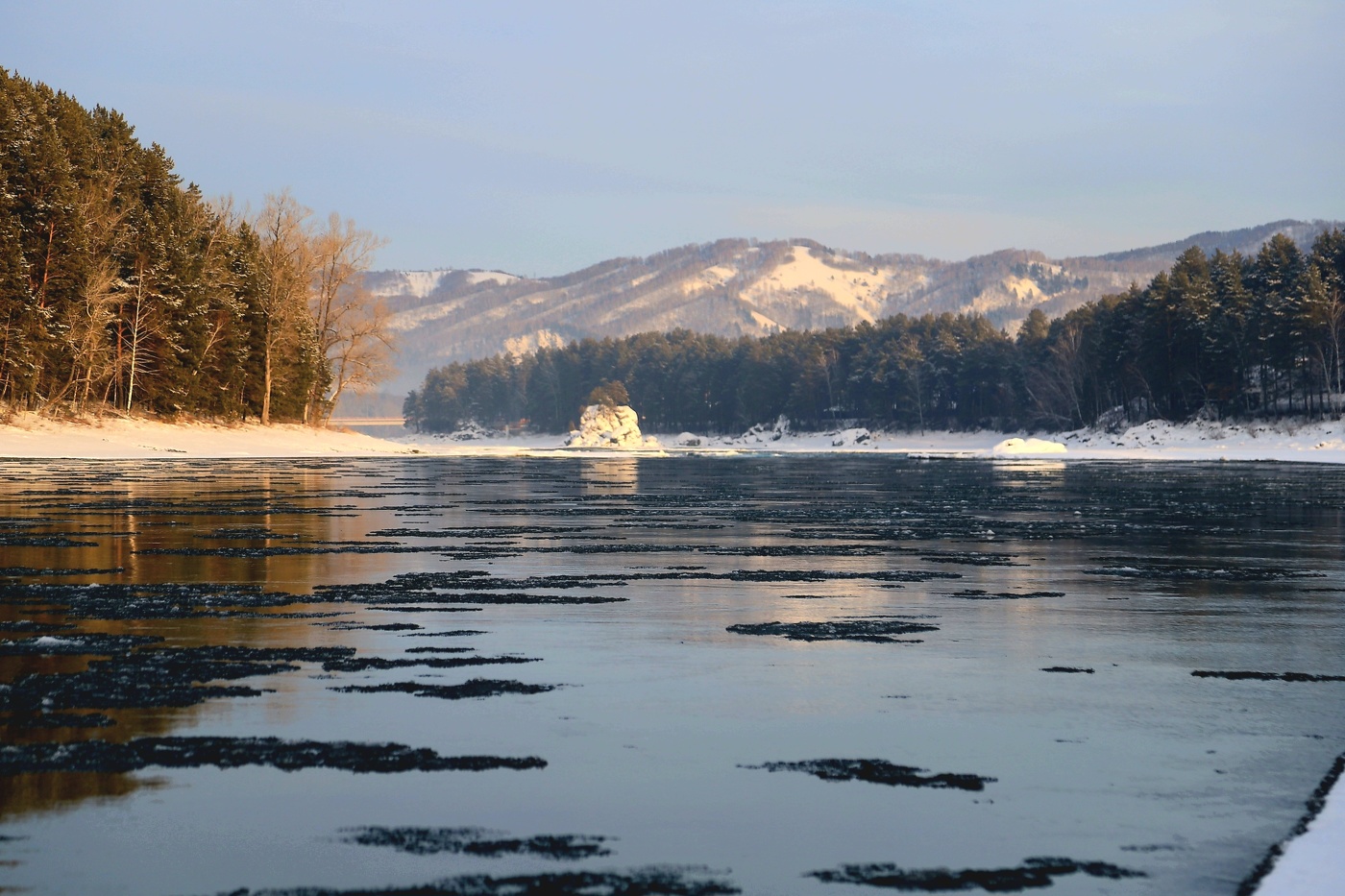 Замерзшая Катунь