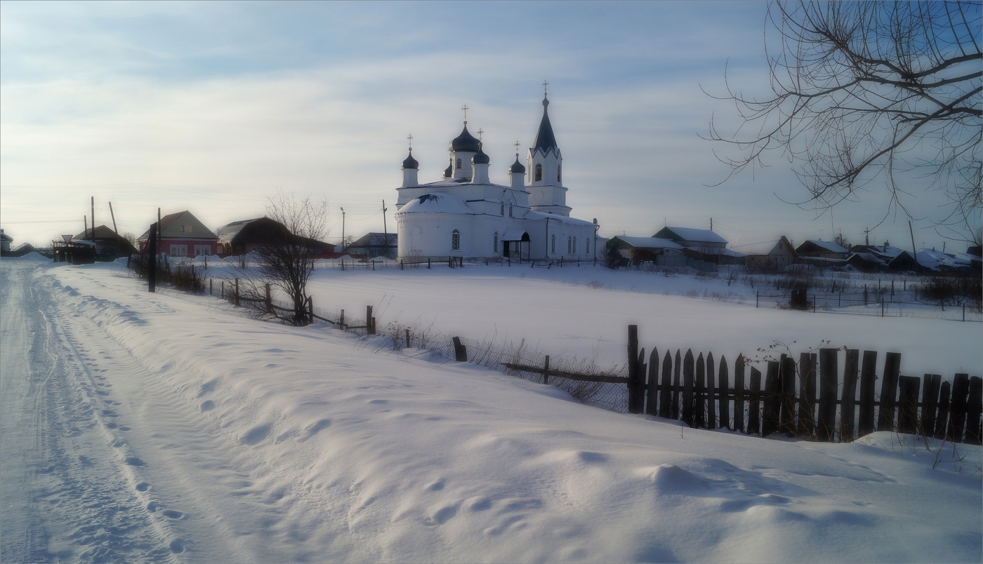 Тараканово Церковь зима