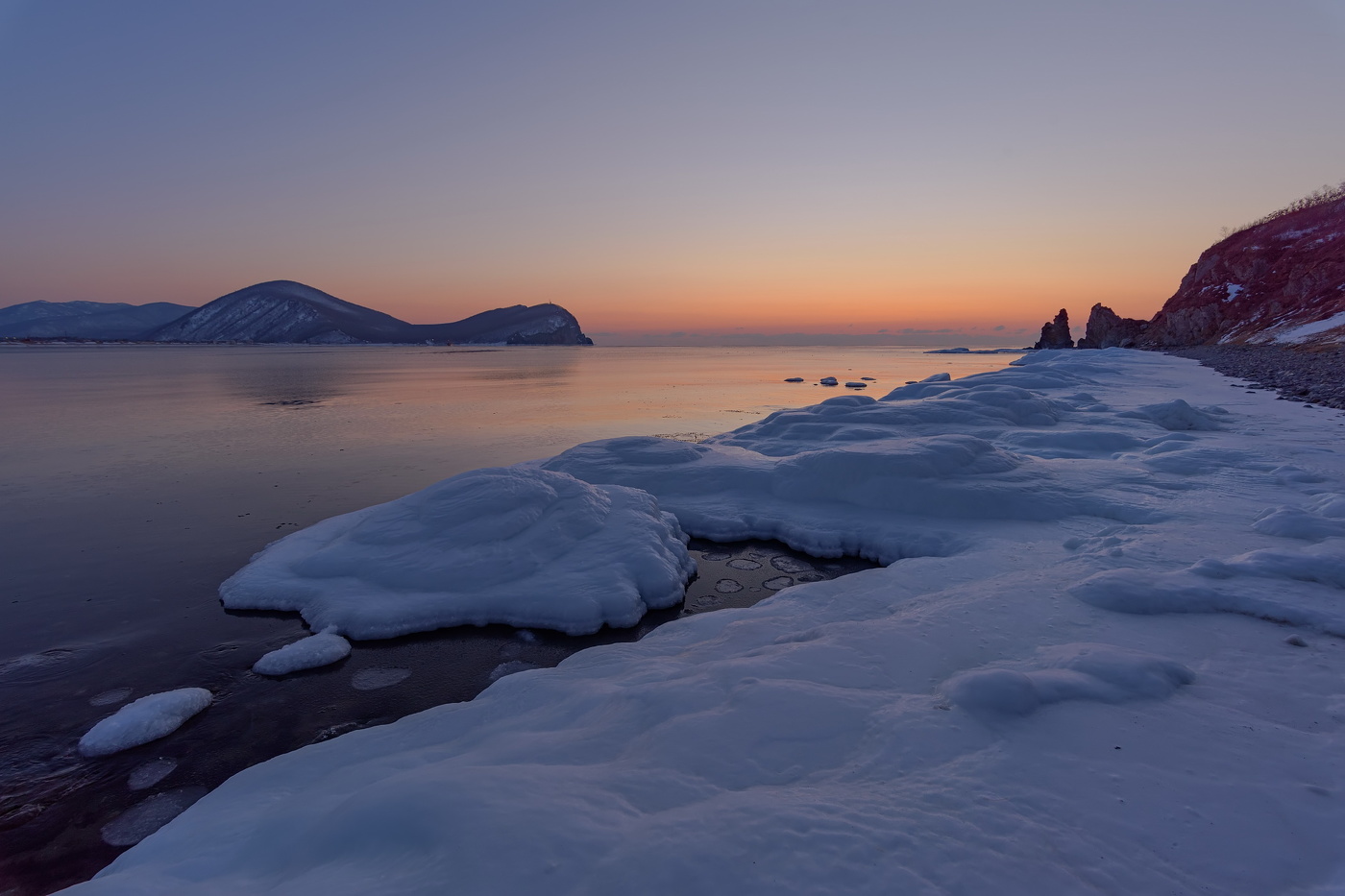 красноярское море зимой