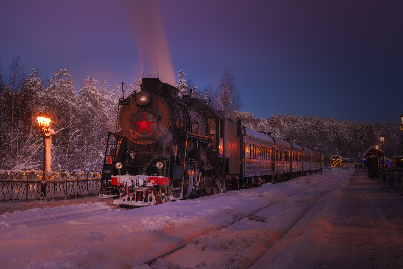 москва рускеала поезд фото