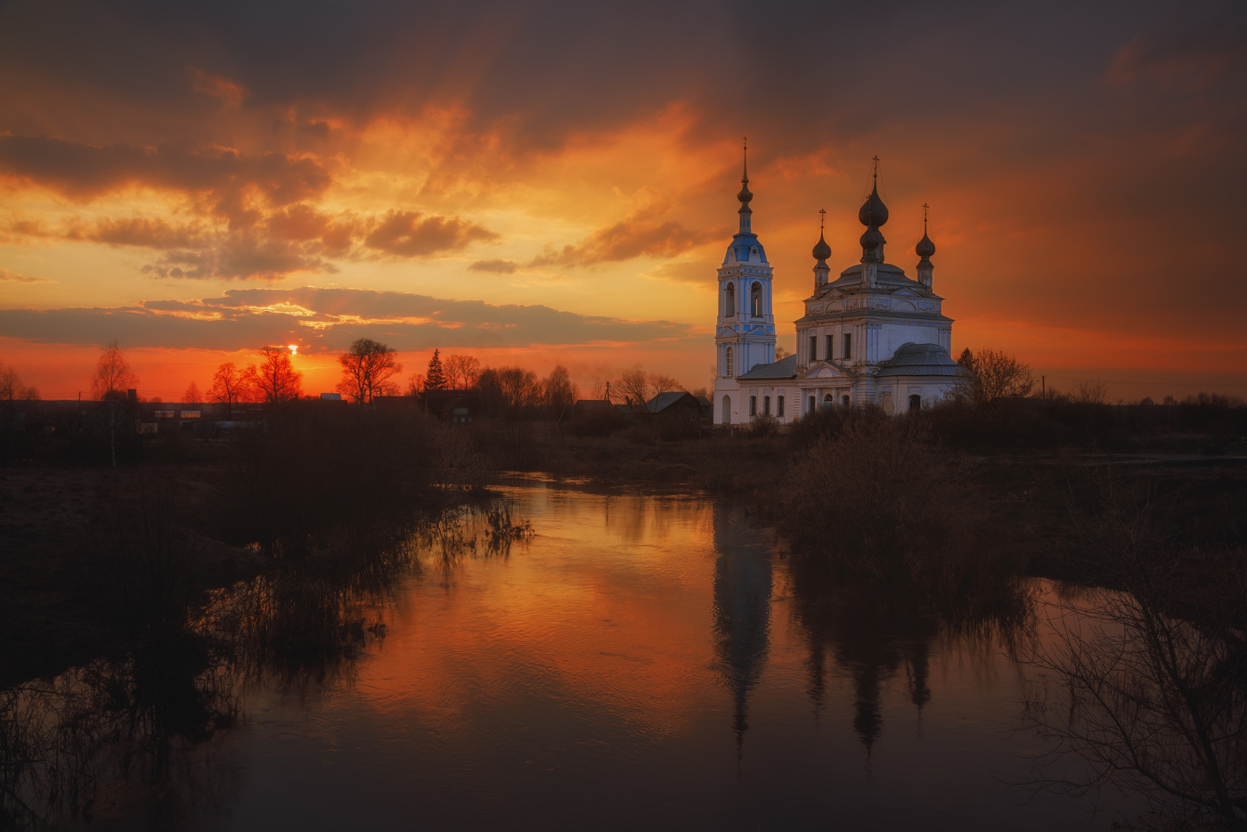 Саракташ Церковь на закате