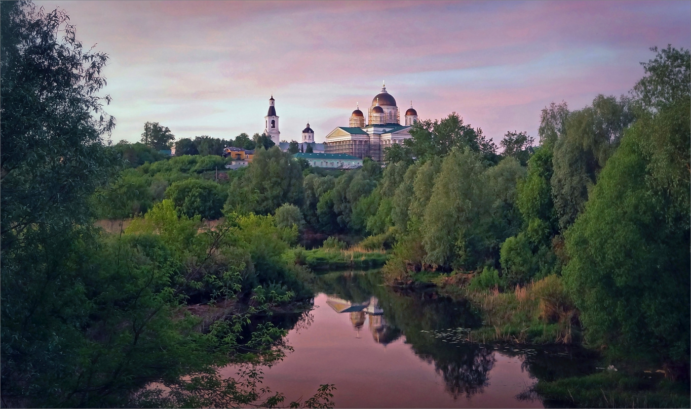 Воскресенский собор на закате Арзамас