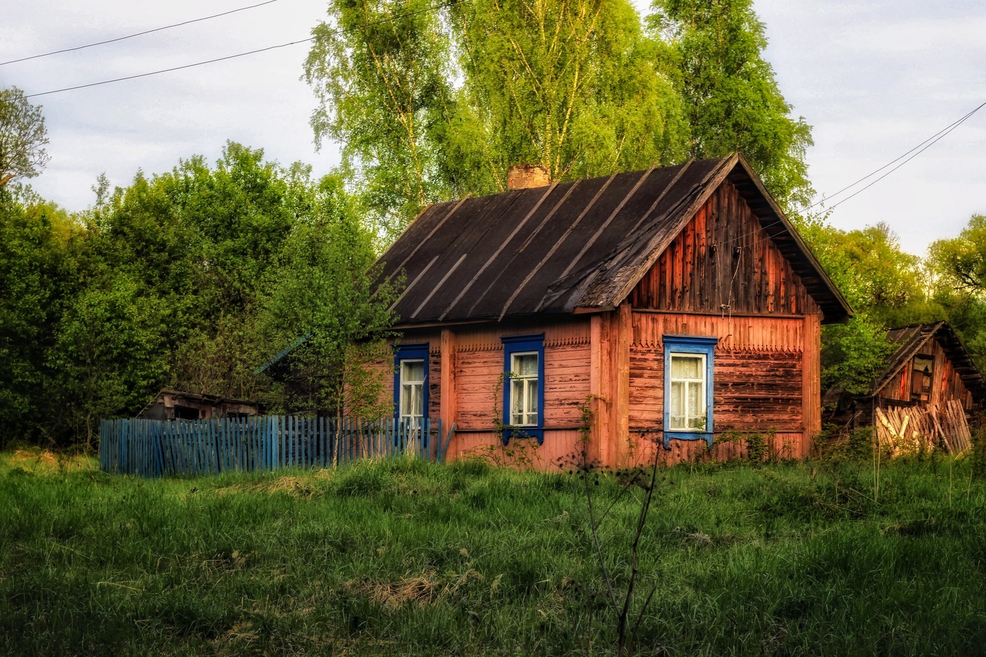 Родной дом в деревне / Один из вечеров в деревне