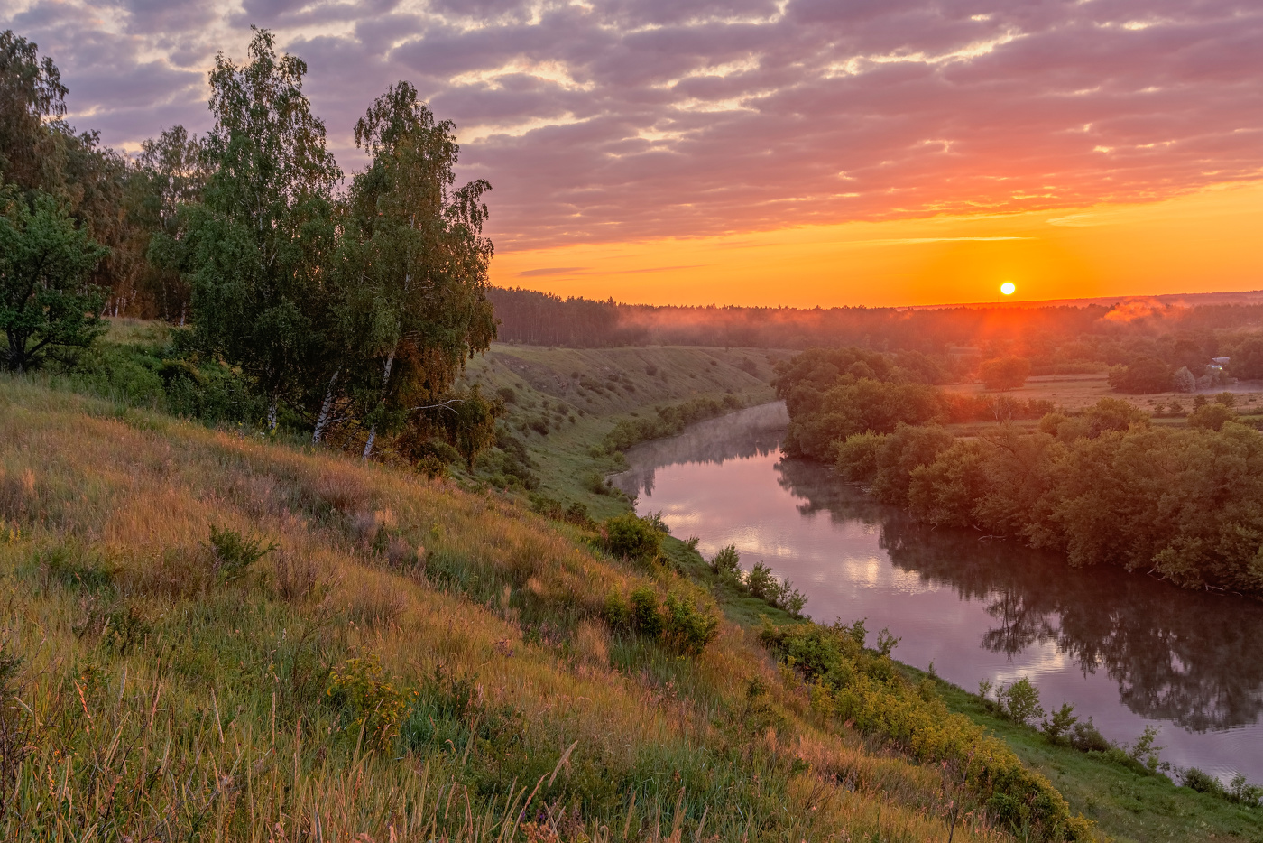 Восход реки Исеть