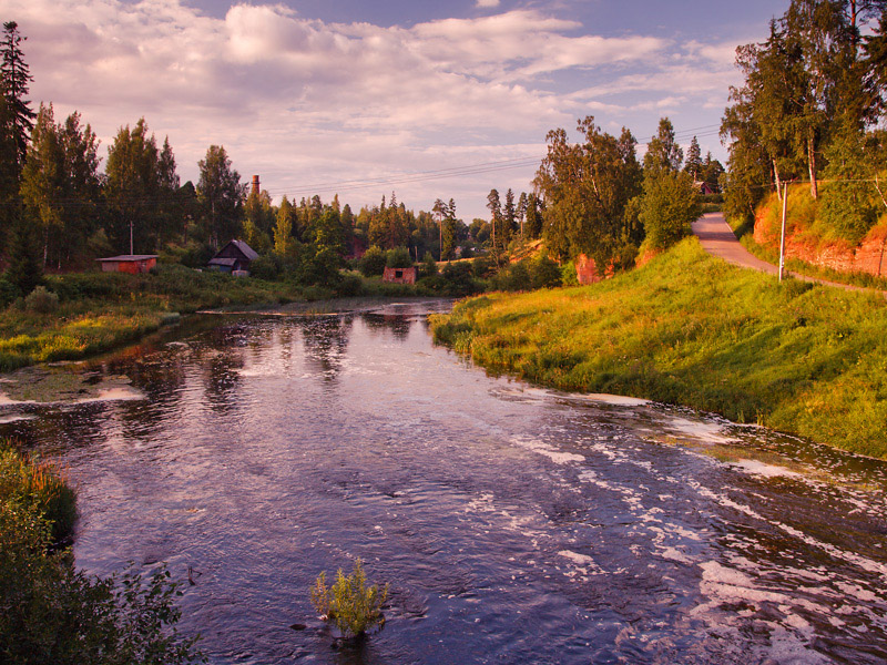 Оредеж фото поселка