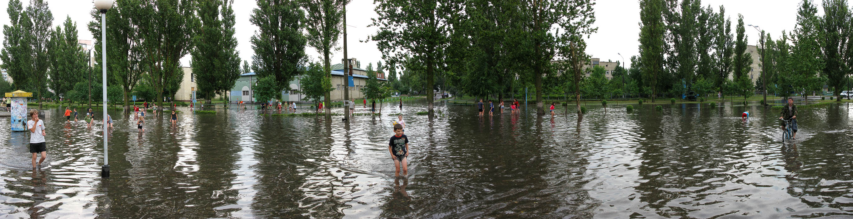 когда пришла вода... / после сильного ливня