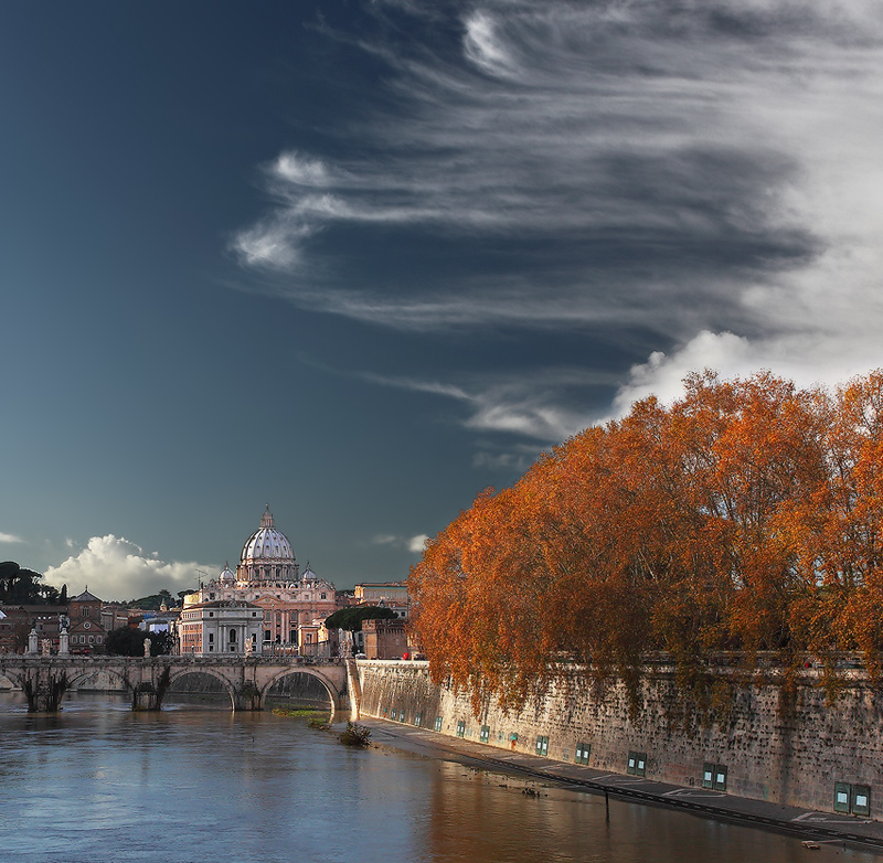 Рим осенью