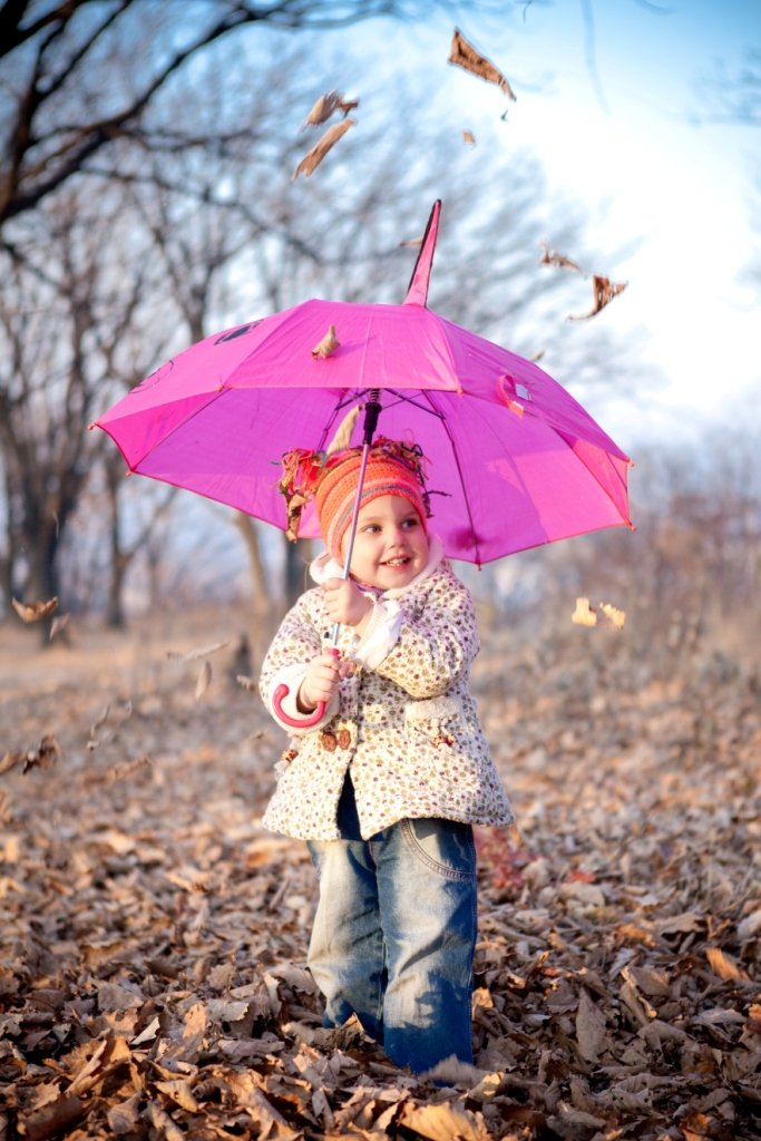 Осень с зонтом