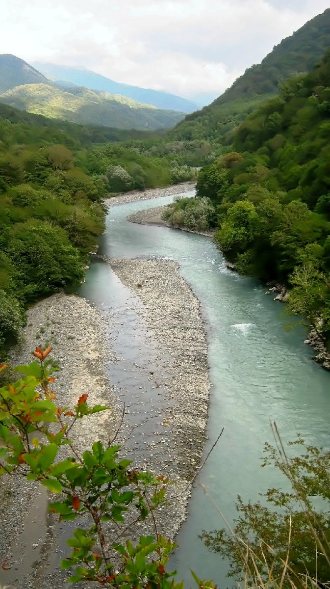 Река Кодори в Абхазии