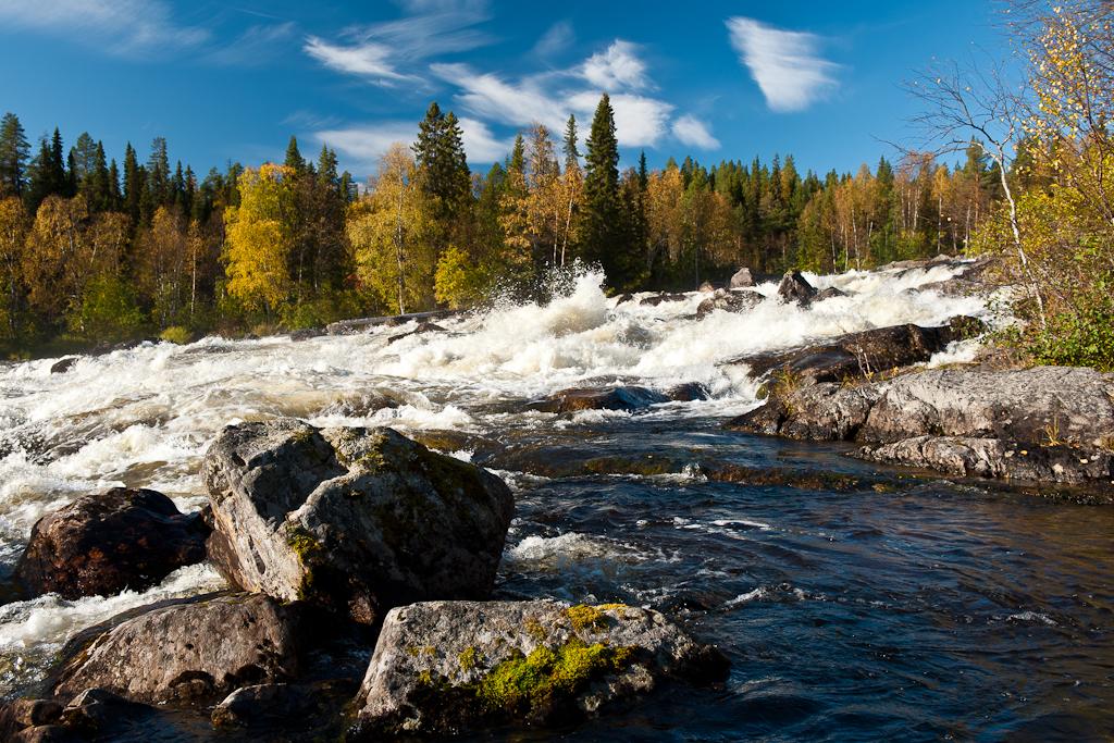 Мянтюкоски водопад Паанаярви