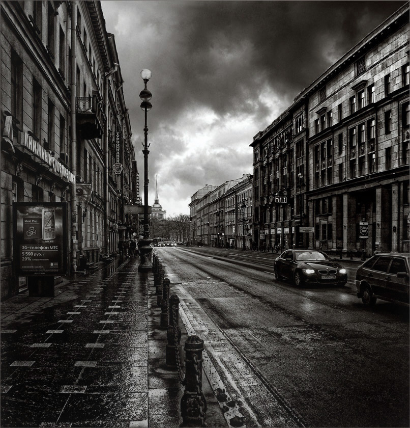 Санкт петербург черно белые фотографии