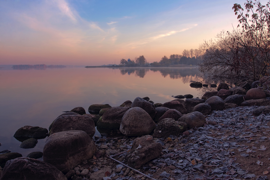 Минское море ночью фото