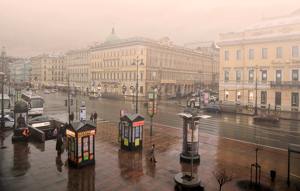 Дождь в санкт петербурге фото