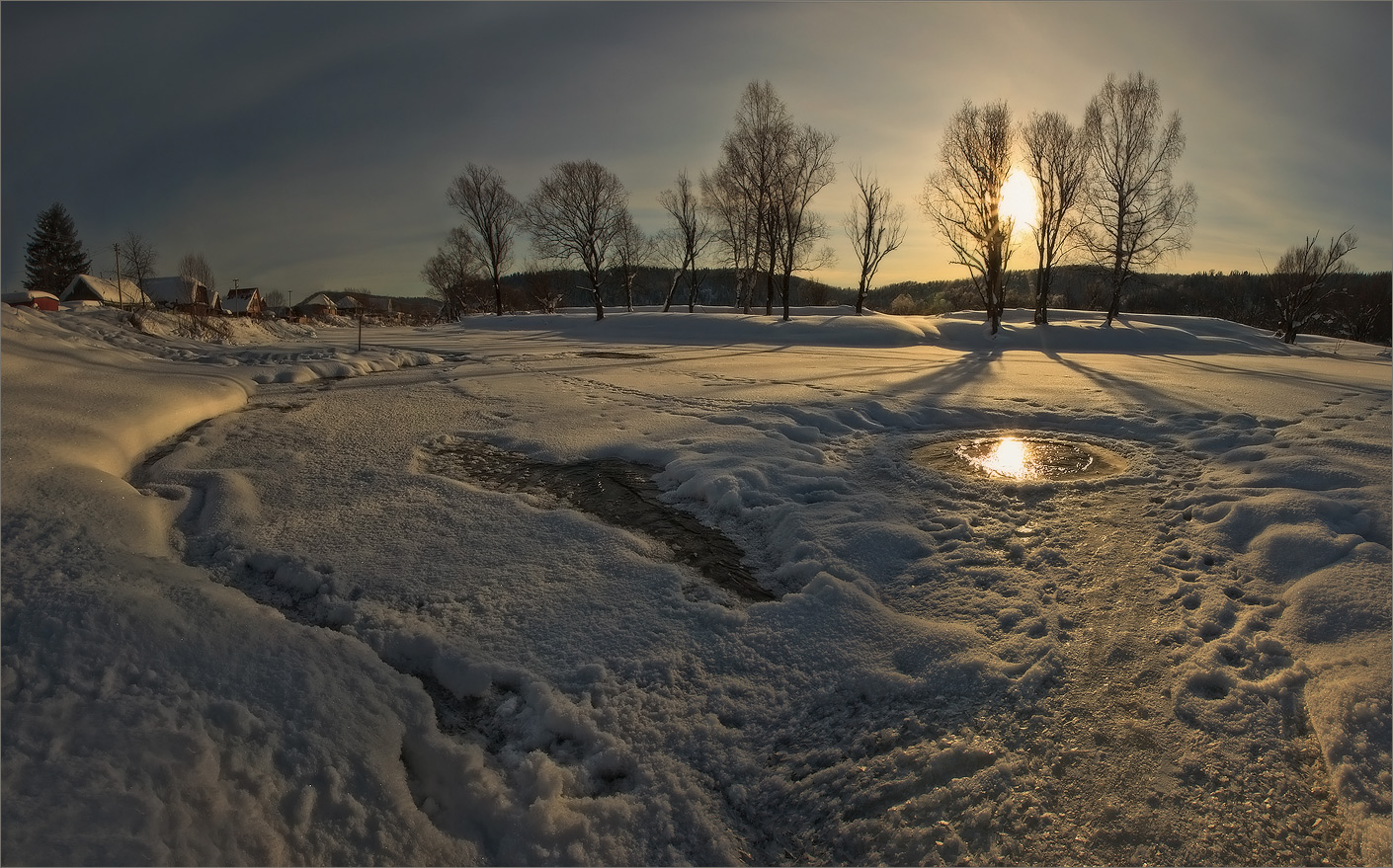 Весна пейзаж фото Гаус абстракция