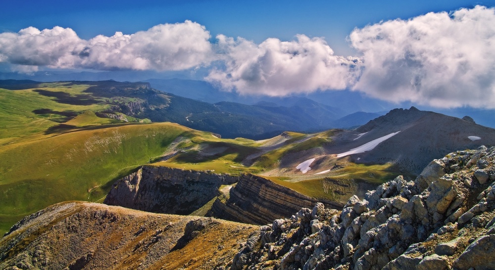 Вершина хребта Каменное море