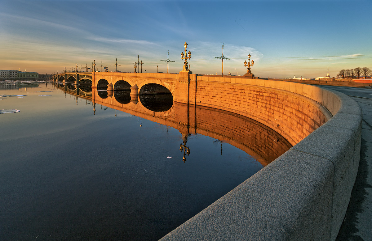 Петербург троицкий мост