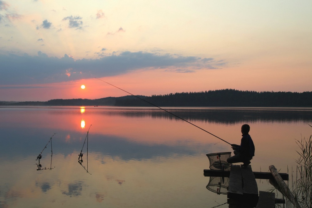 Ловля на озере видео. Рыбак на озере. Рыбалка на рассвете. Рыбак на берегу. Утренняя рыбалка на озере.